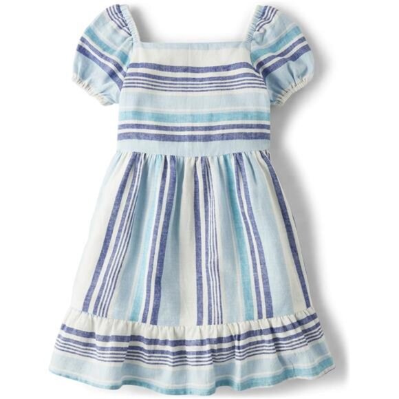 Girls' and Toddler Short Sleeve Casual Spring Dresses - Picture 3 of 6